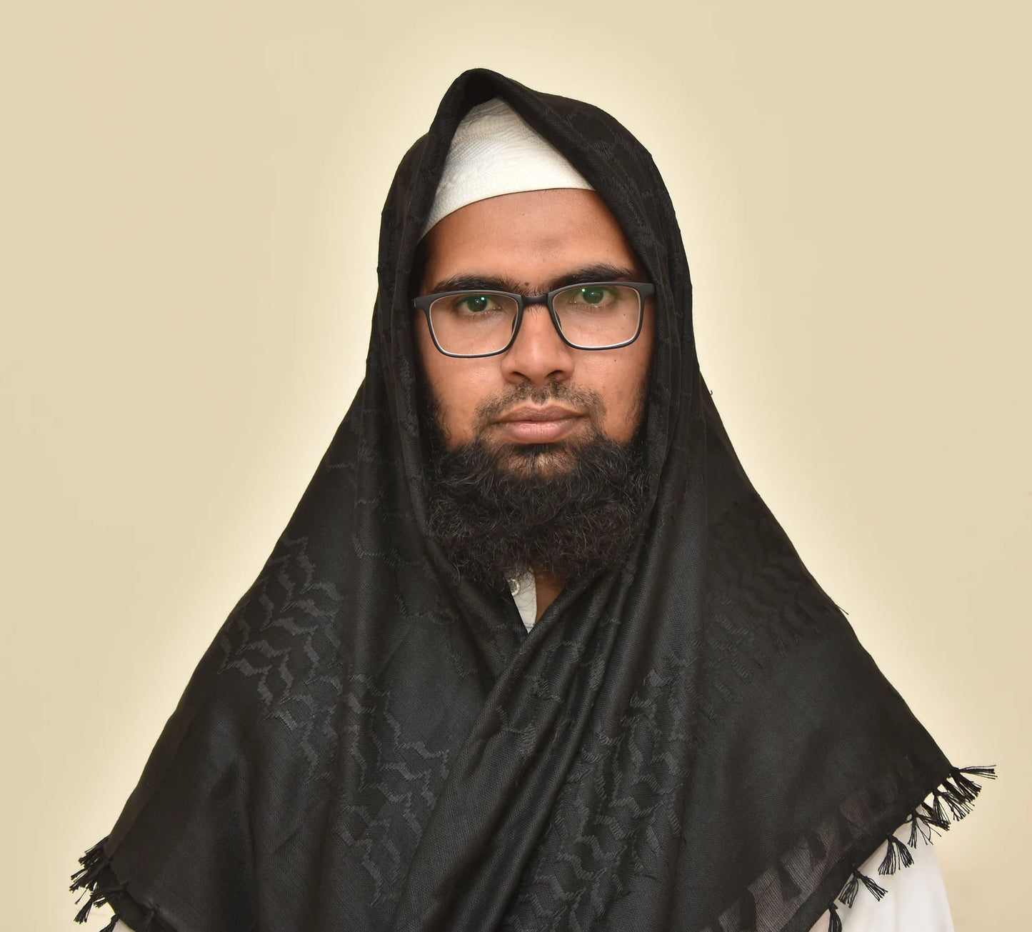 Palestine Dark Black Keffiyeh Kufiya Scarf Buy 1 Get 1 Free (48*48)Free Palestine Traditional Shemagh With Tassels Arafat Hatta Arab Style