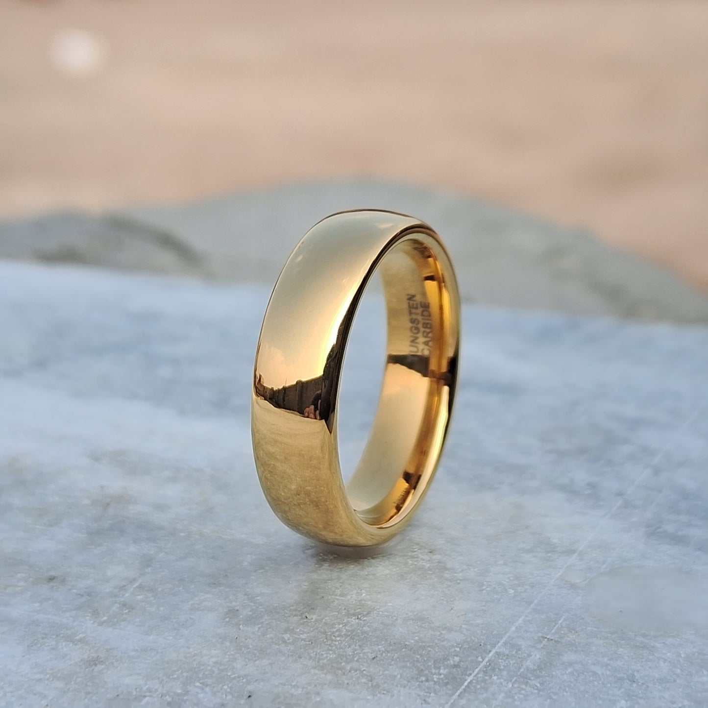 6mm Tungsten Rings for Men & Women, 24K Gold Plated, Durable Wedding Bands, Elegant Or Modern Design – Perfect for Every Occasion