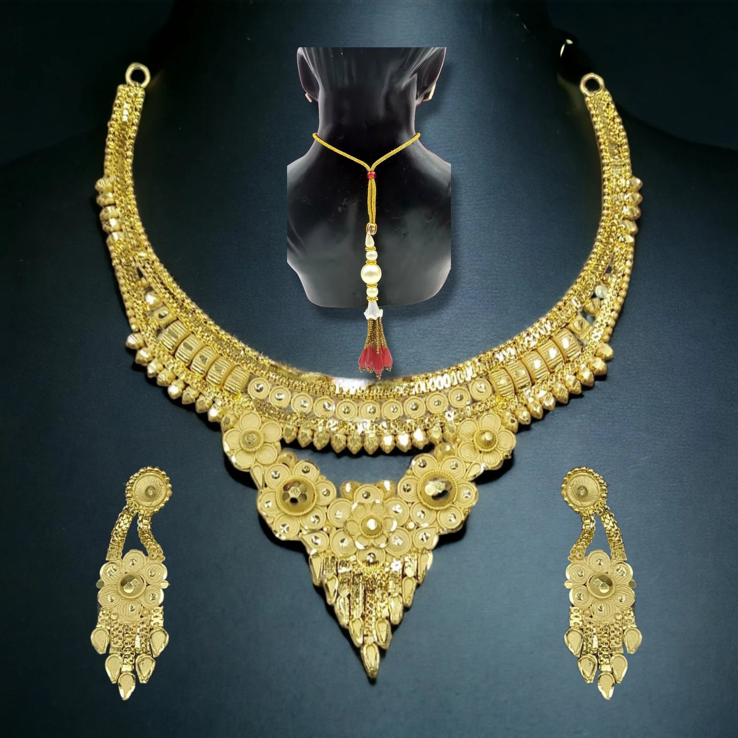 Women Handcrafted Jewellery set for younstar,Indian traditional jewelry set,festival wear set,gift for ammi bahen khala
