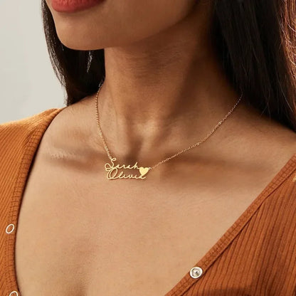 Personalized Double Name Necklace - A Meaningful Gift for Every Occasion