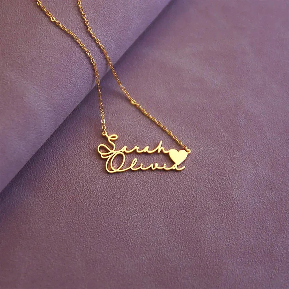 Personalized Double Name Necklace - A Meaningful Gift for Every Occasion