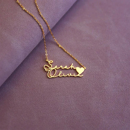 Personalized Double Name Necklace - A Meaningful Gift for Every Occasion