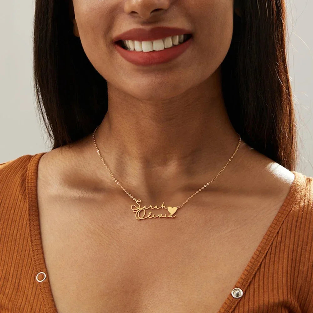Personalized Double Name Necklace - A Meaningful Gift for Every Occasion