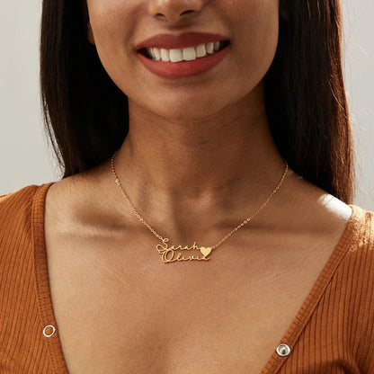 Personalized Double Name Necklace - A Meaningful Gift for Every Occasion