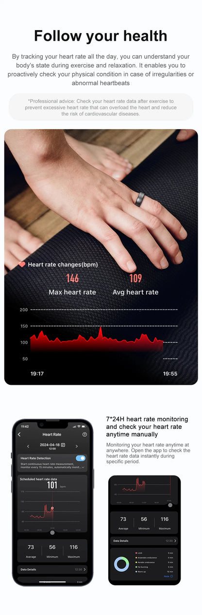 Xiaomi R06 Smart Ring - Advanced Health Monitoring and Multi-Sport Mode