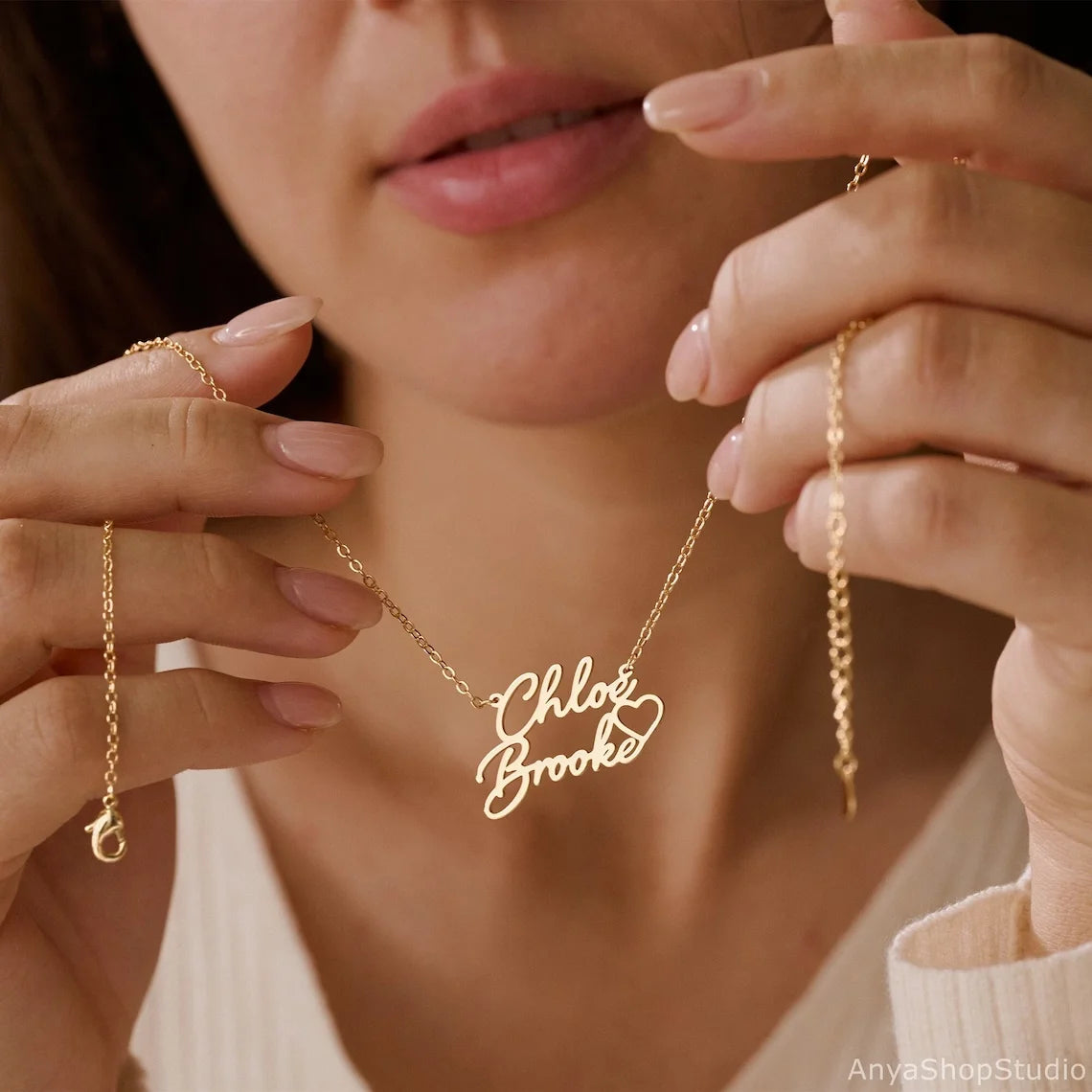 Personalized Double Name Necklace - A Meaningful Gift for Every Occasion