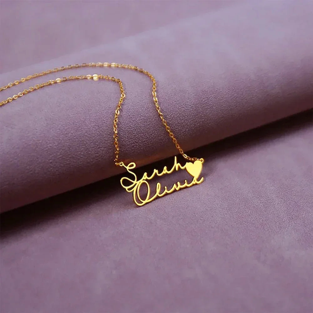Personalized Double Name Necklace - A Meaningful Gift for Every Occasion
