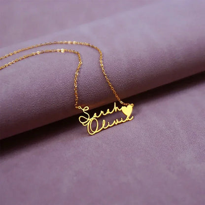 Personalized Double Name Necklace - A Meaningful Gift for Every Occasion