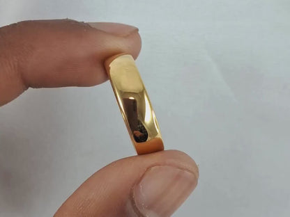 6mm Tungsten Rings for Men & Women, 24K Gold Plated, Durable Wedding Bands, Elegant Or Modern Design – Perfect for Every Occasion